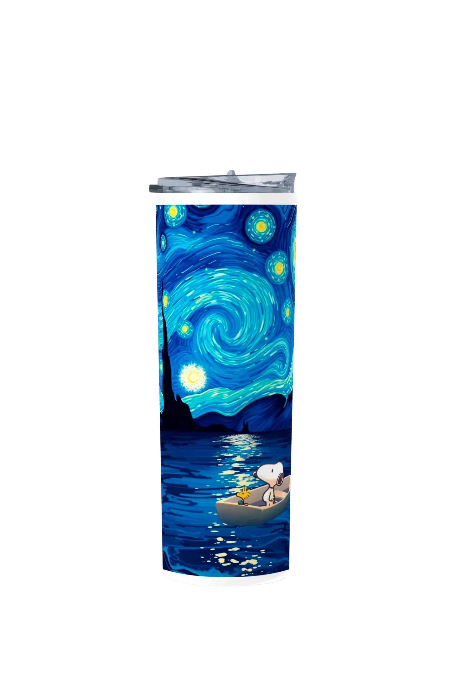 Termo Skinny Tumbler 20 oz de acero inoxidable - Van Gogh Perrito