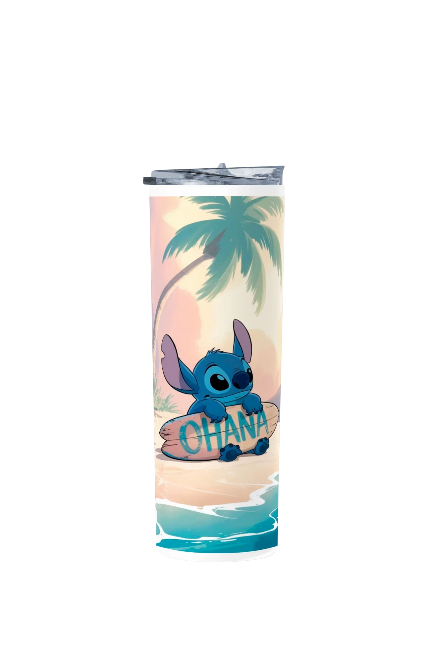 Termo Skinny Tumbler 20 oz de acero inoxidable - Ohana Significa Familia