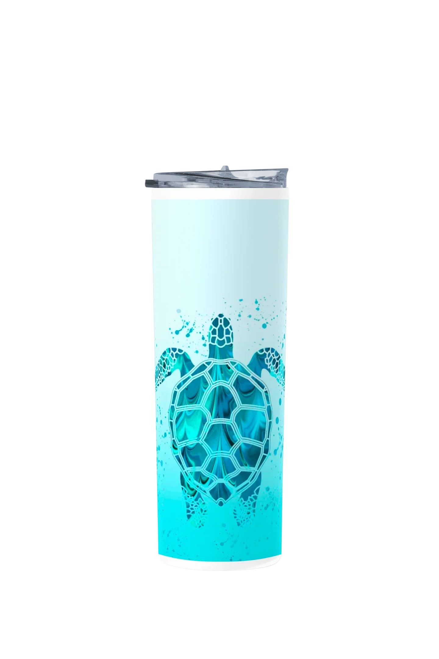 Termo Skinny Tumbler 20 oz de acero inoxidable - Tortuga Azul