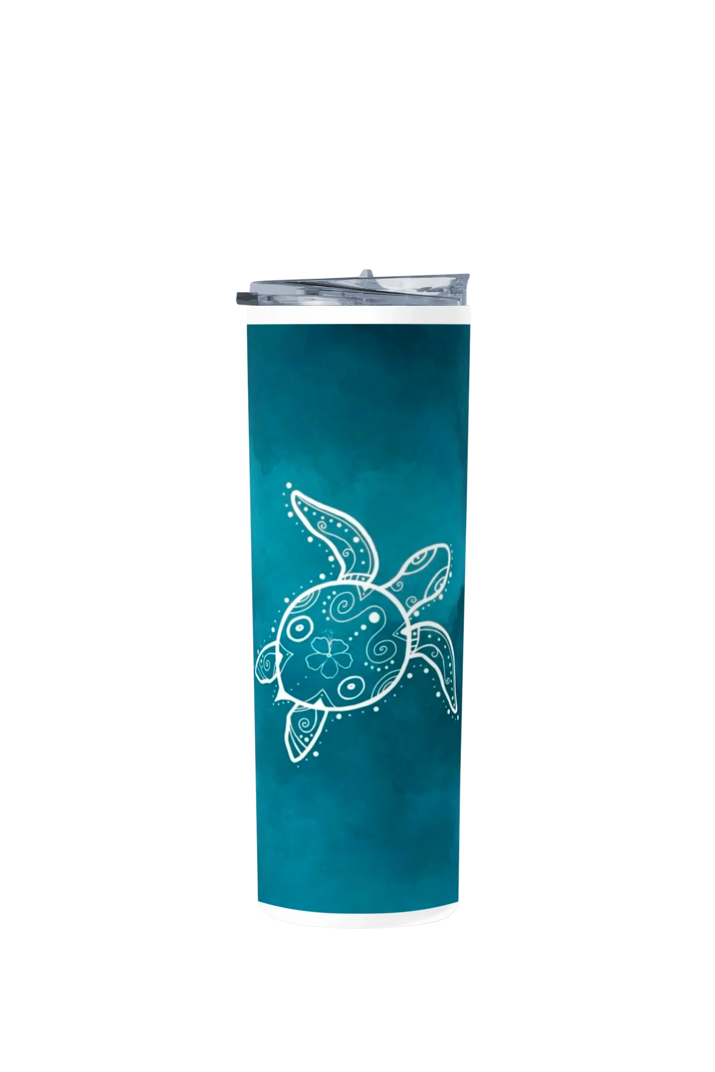 Termo Skinny Tumbler 20 oz de acero inoxidable - Tortuga Azul 02