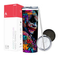 Termo Skinny Tumbler 20 oz de acero inoxidable - The Joker Graffitti