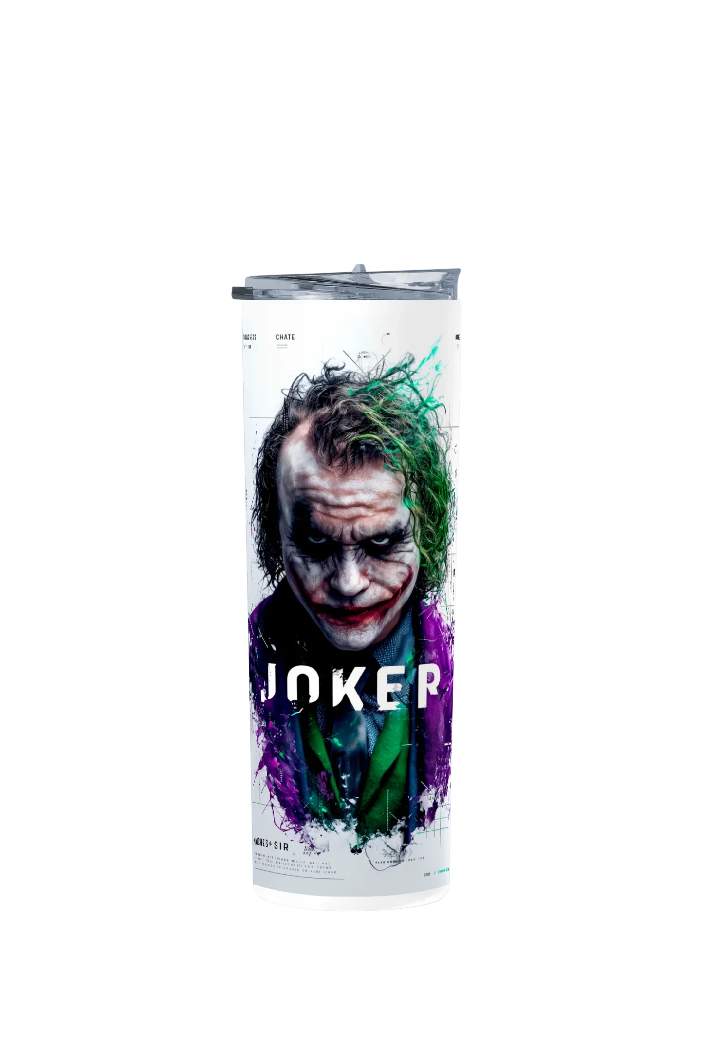 Termo Skinny Tumbler 20 oz de acero inoxidable - The Joker 02