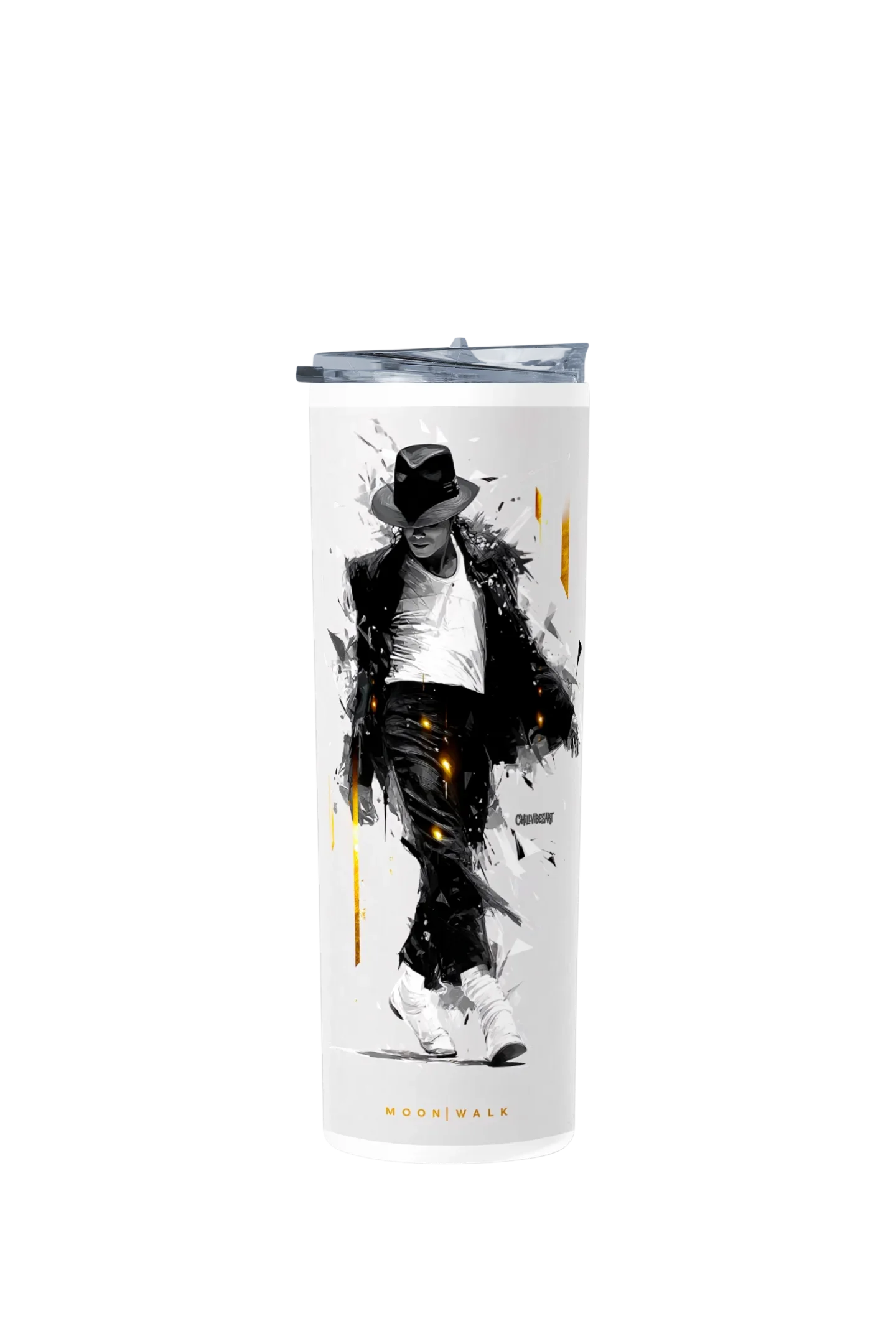 Termo Skinny Tumbler 20 oz de acero inoxidable - Moonwalk Michael Jackson