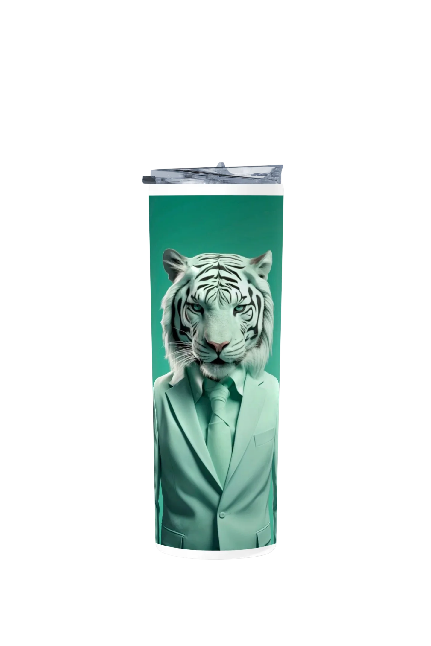 Termo Skinny Tumbler 20 oz de acero inoxidable - Tigre de Bengala Con Traje