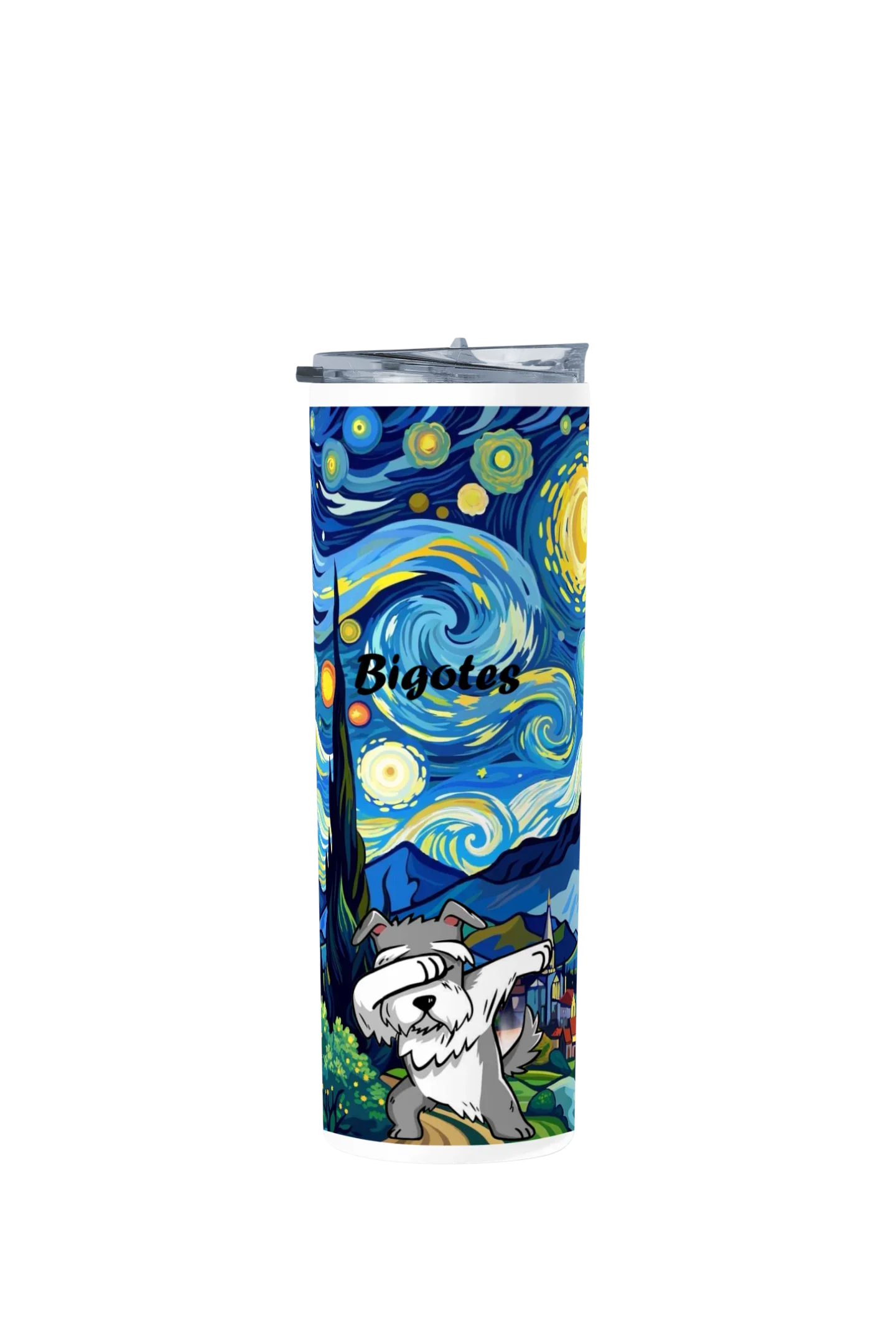 Termo Skinny Tumbler 20 oz de acero inoxidable - Bigotes