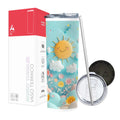 Termo Skinny Tumbler 20 oz de acero inoxidable - Buenos Dias