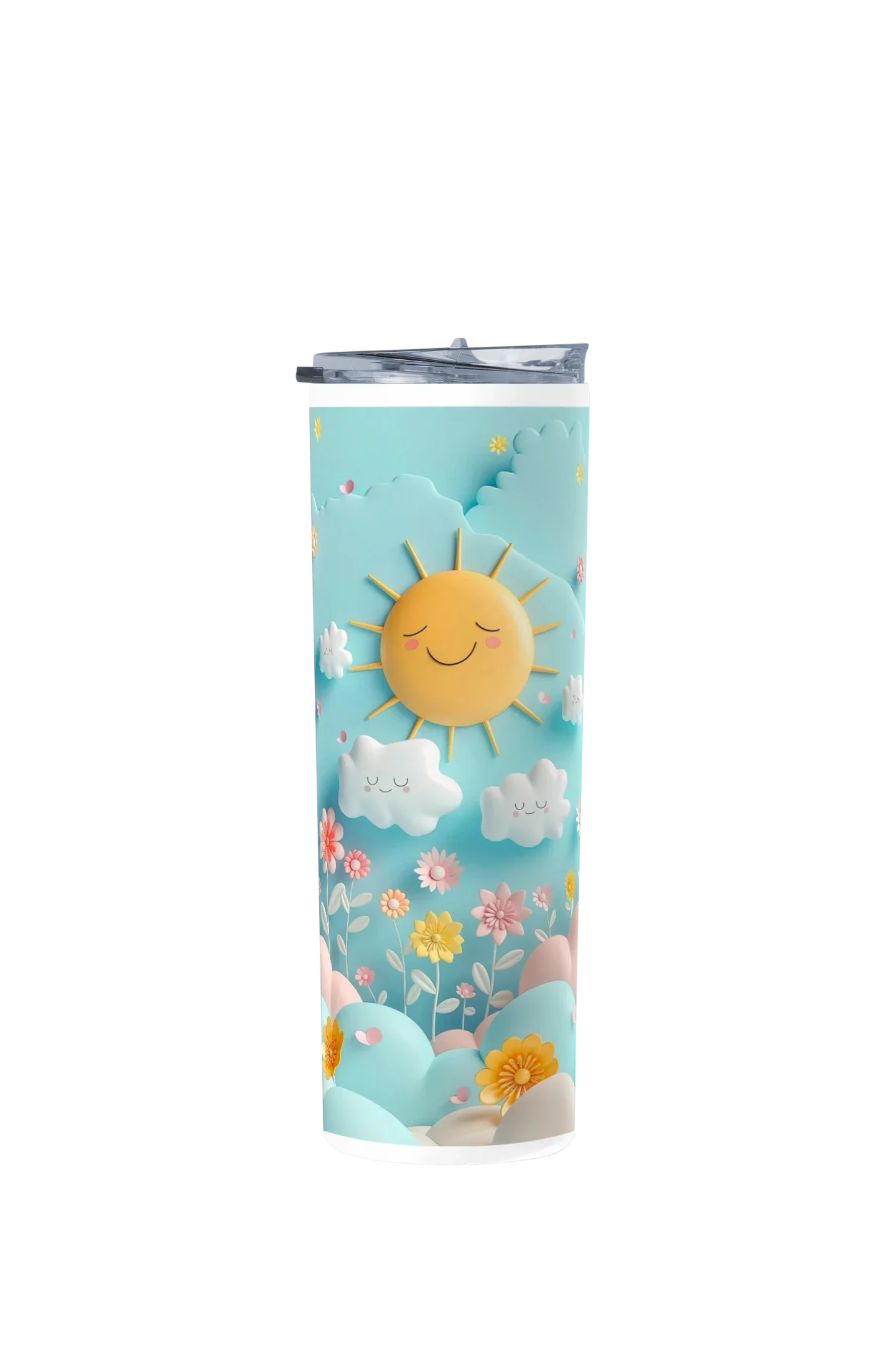 Termo Skinny Tumbler 20 oz de acero inoxidable - Buenos Dias