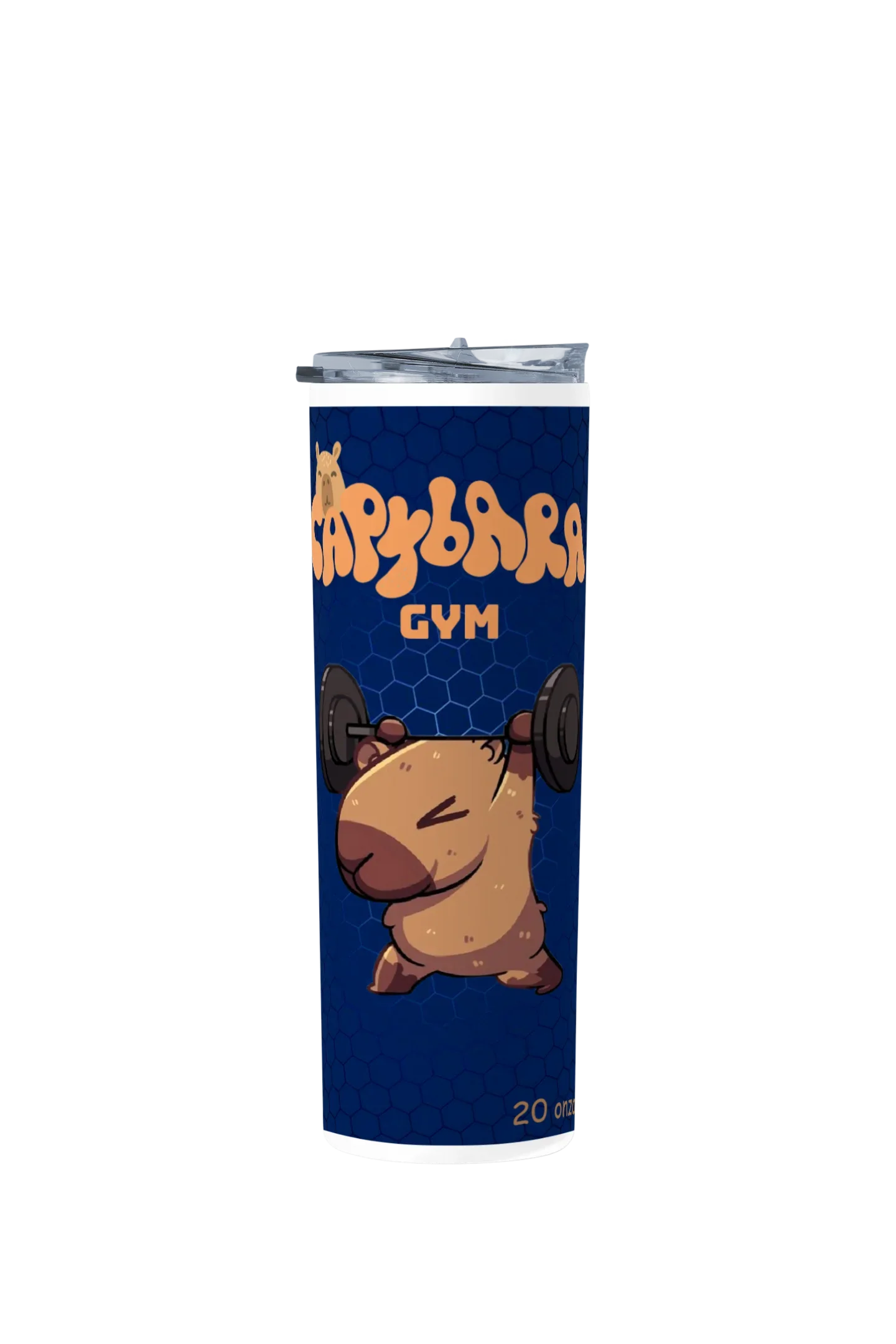 Termo Skinny Tumbler 20 oz de acero inoxidable - Capybara Gym