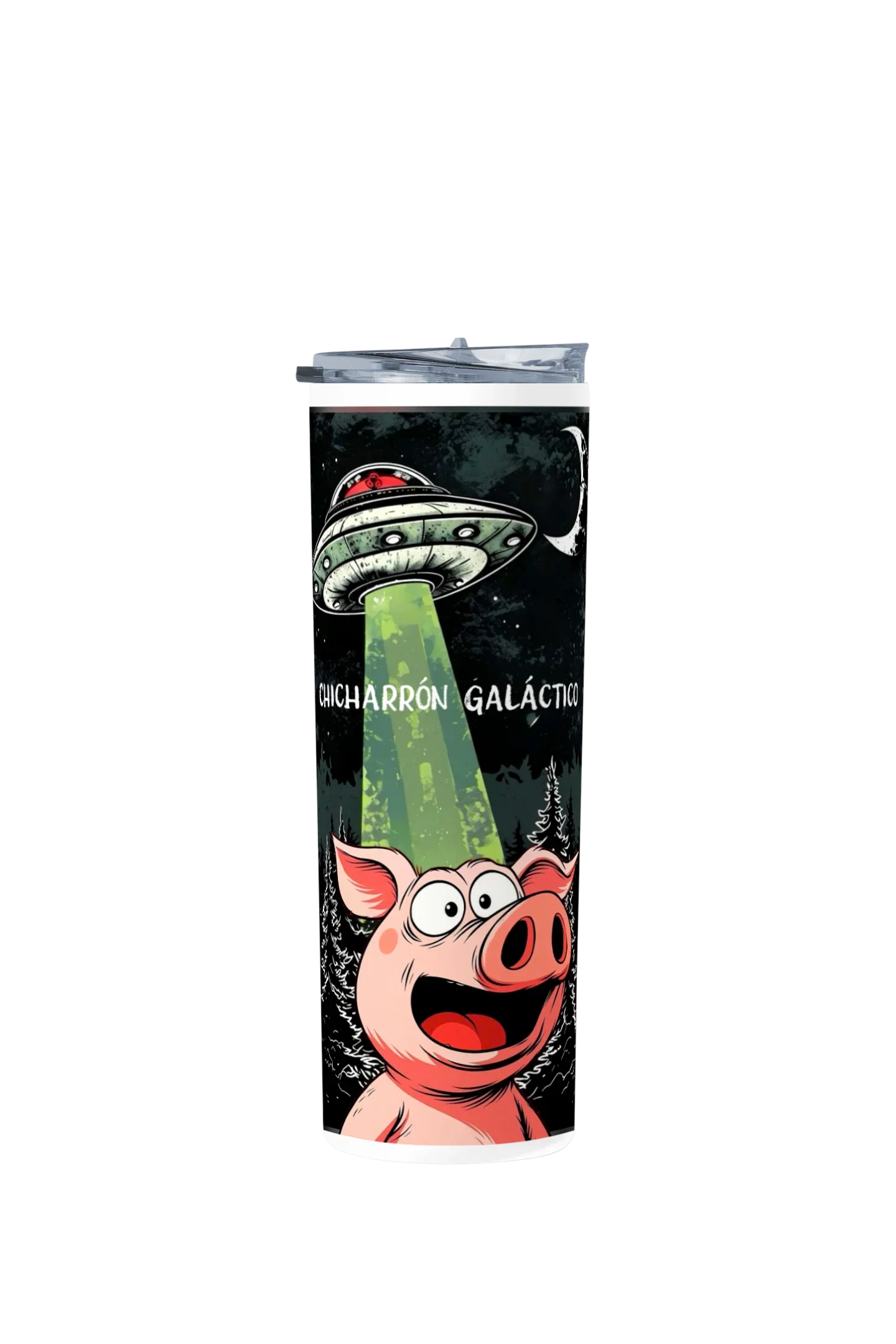 Termo Skinny Tumbler 20 oz de acero inoxidable - Chicharron Galactico