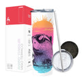 Termo Skinny Tumbler 20 oz de acero inoxidable - Capybara vacacion