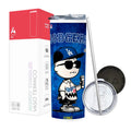 Termo Skinny Tumbler 20 oz de acero inoxidable - Charlie Brown Dodgers