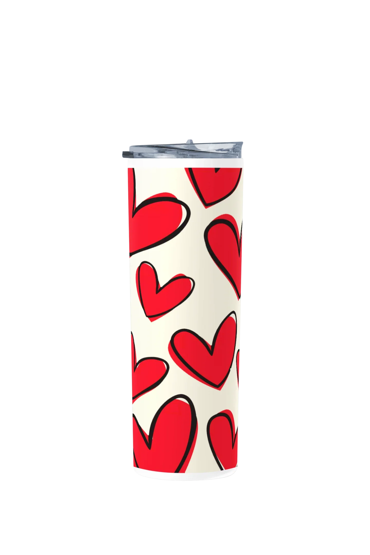 Termo Skinny Tumbler 20 oz de acero inoxidable - Corazones