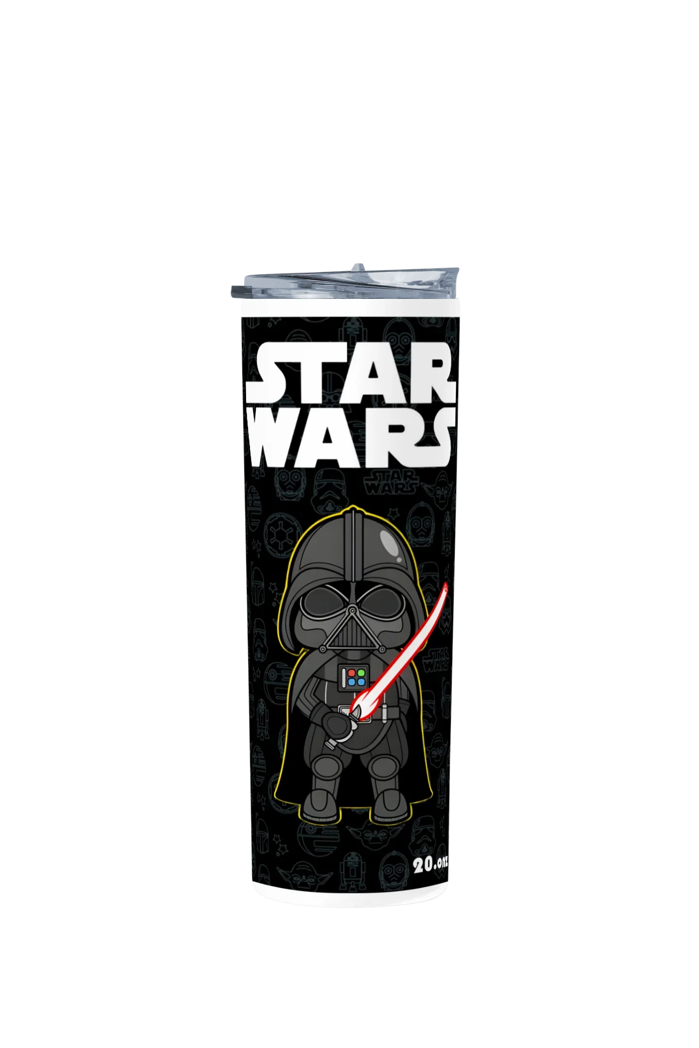 Termo Skinny Tumbler 20 oz de acero inoxidable - Darth Vader Star Wards