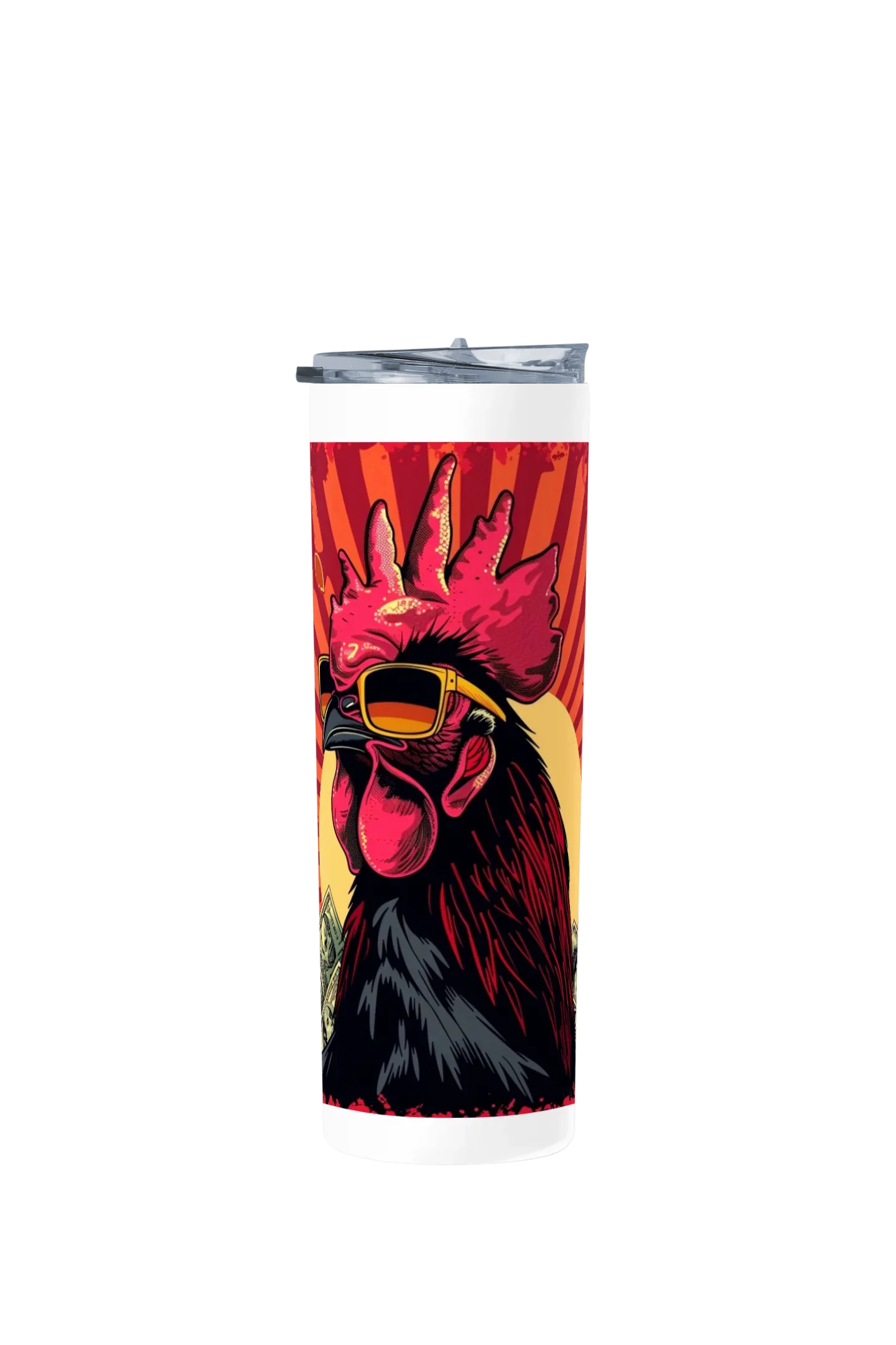 Termo Skinny Tumbler 20 oz de acero inoxidable - El gallo