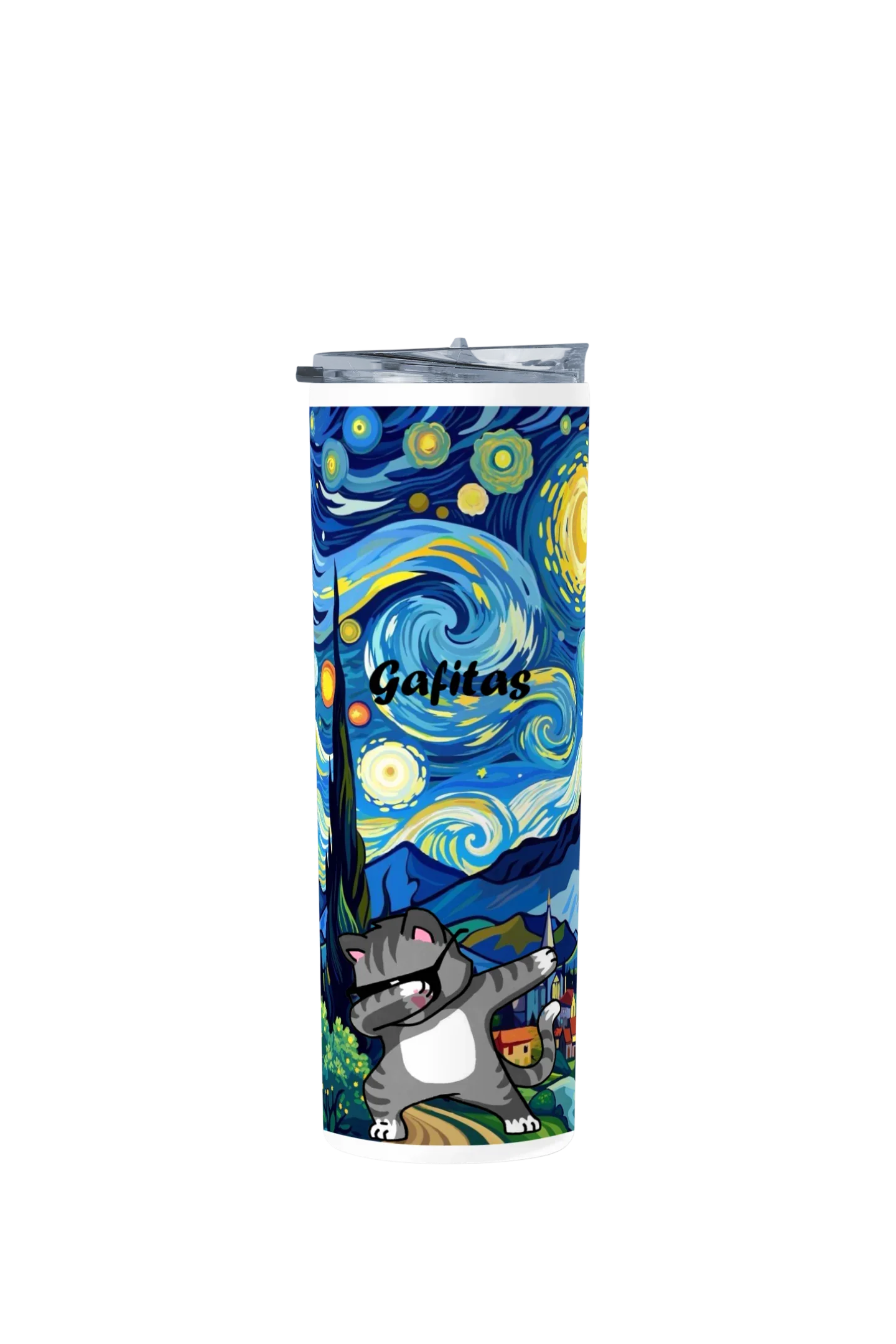 Termo Skinny Tumbler 20 oz de acero inoxidable - Gafitas