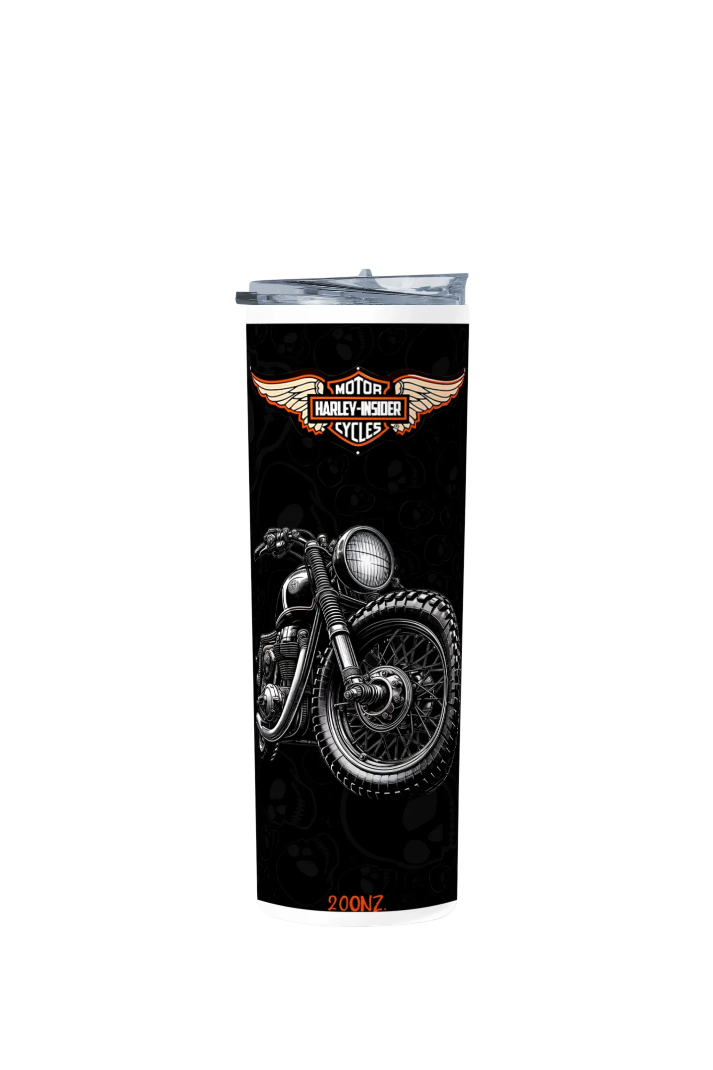 Termo Skinny Tumbler 20 oz de acero inoxidable - Harley Dividson Motorcicle
