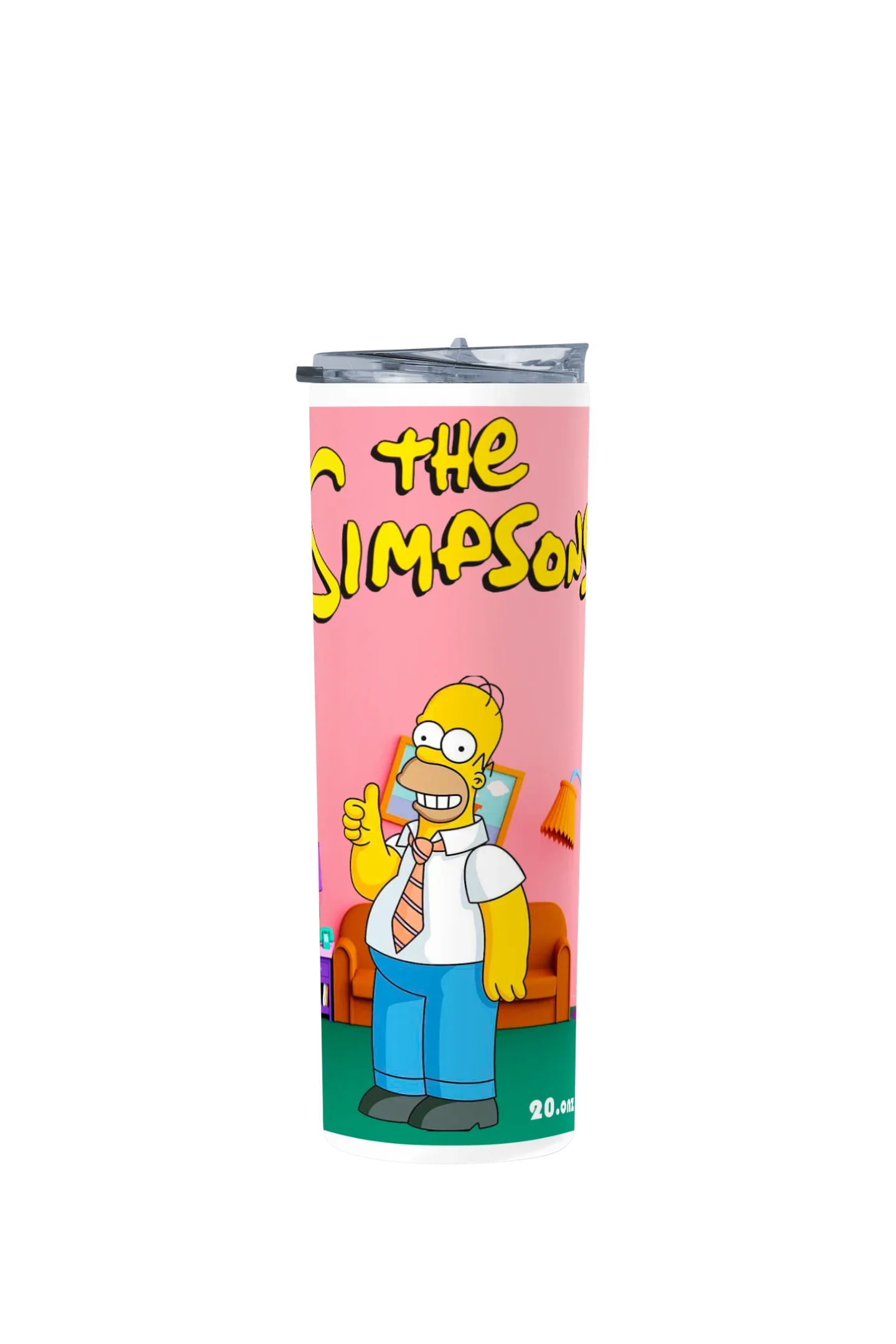 Termo Skinny Tumbler 20 oz de acero inoxidable - Homero Simpson