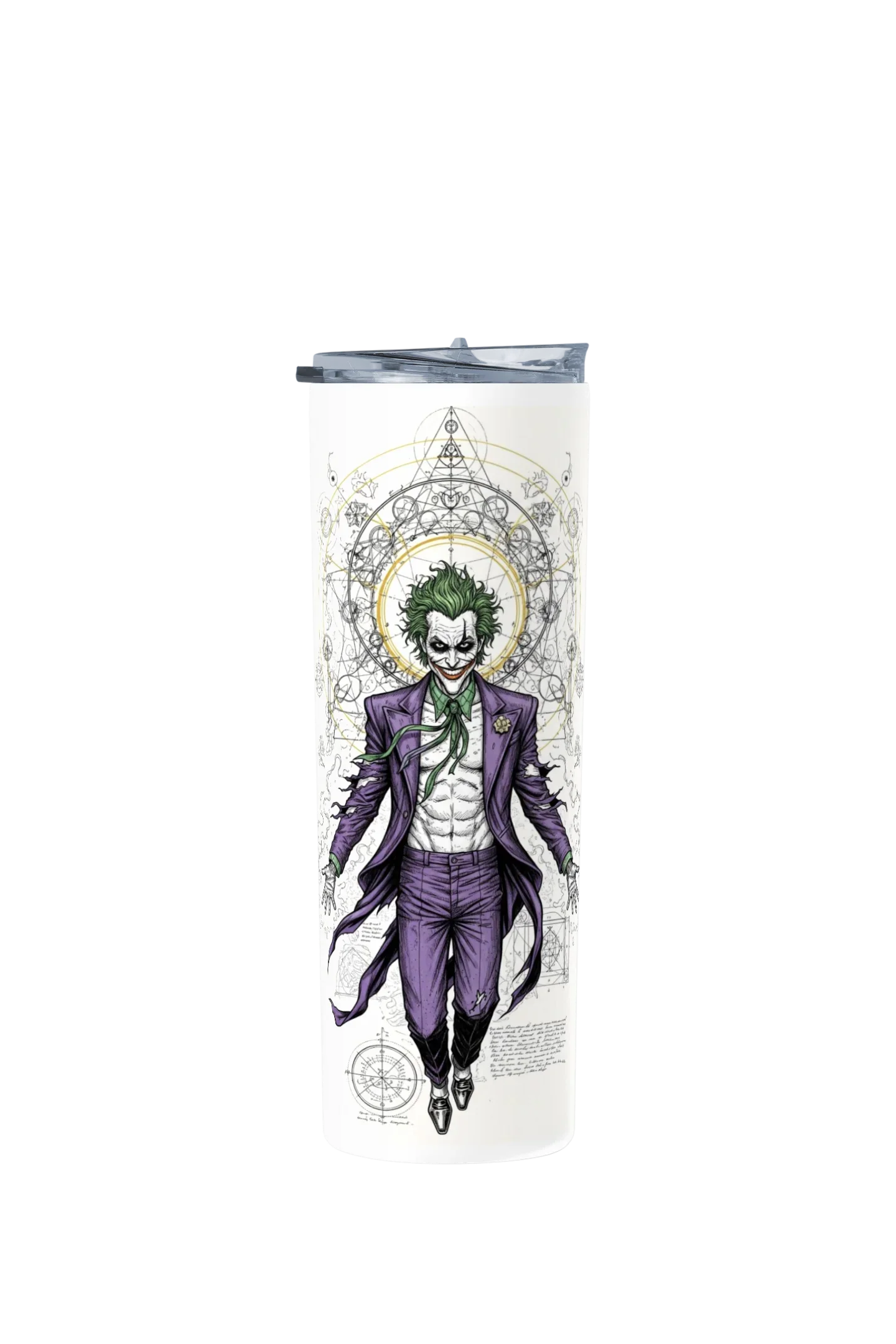 Termo Skinny Tumbler 20 oz de acero inoxidable - Joker Sketch