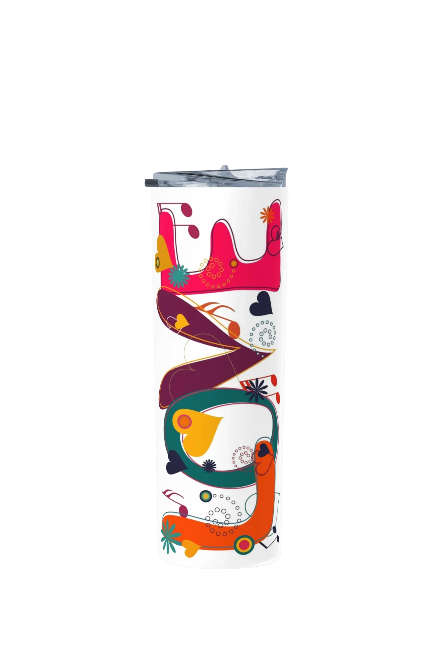 Termo Skinny Tumbler 20 oz de acero inoxidable - LOVE (2)