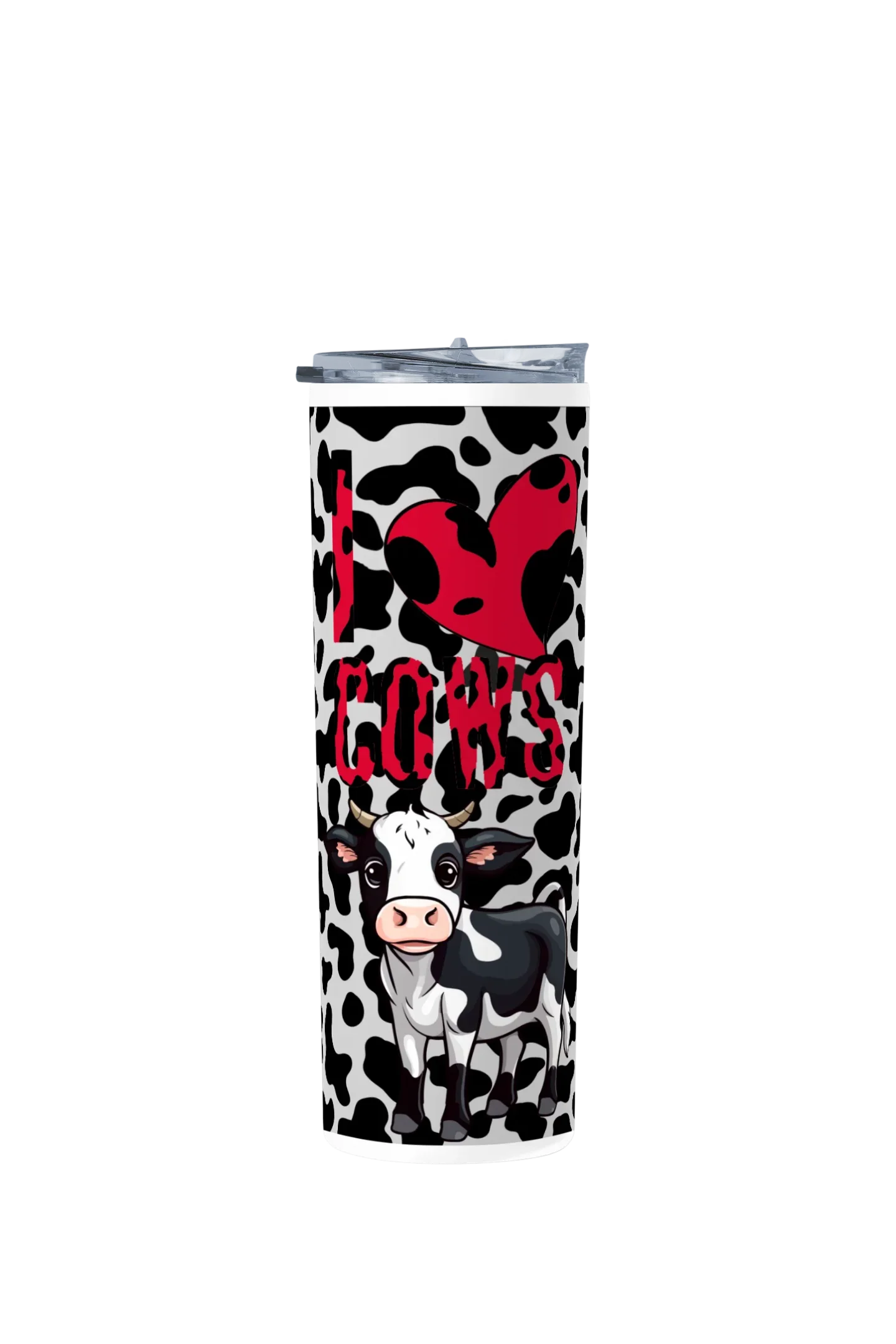 Termo Skinny Tumbler 20 oz de acero inoxidable - Love Vacas