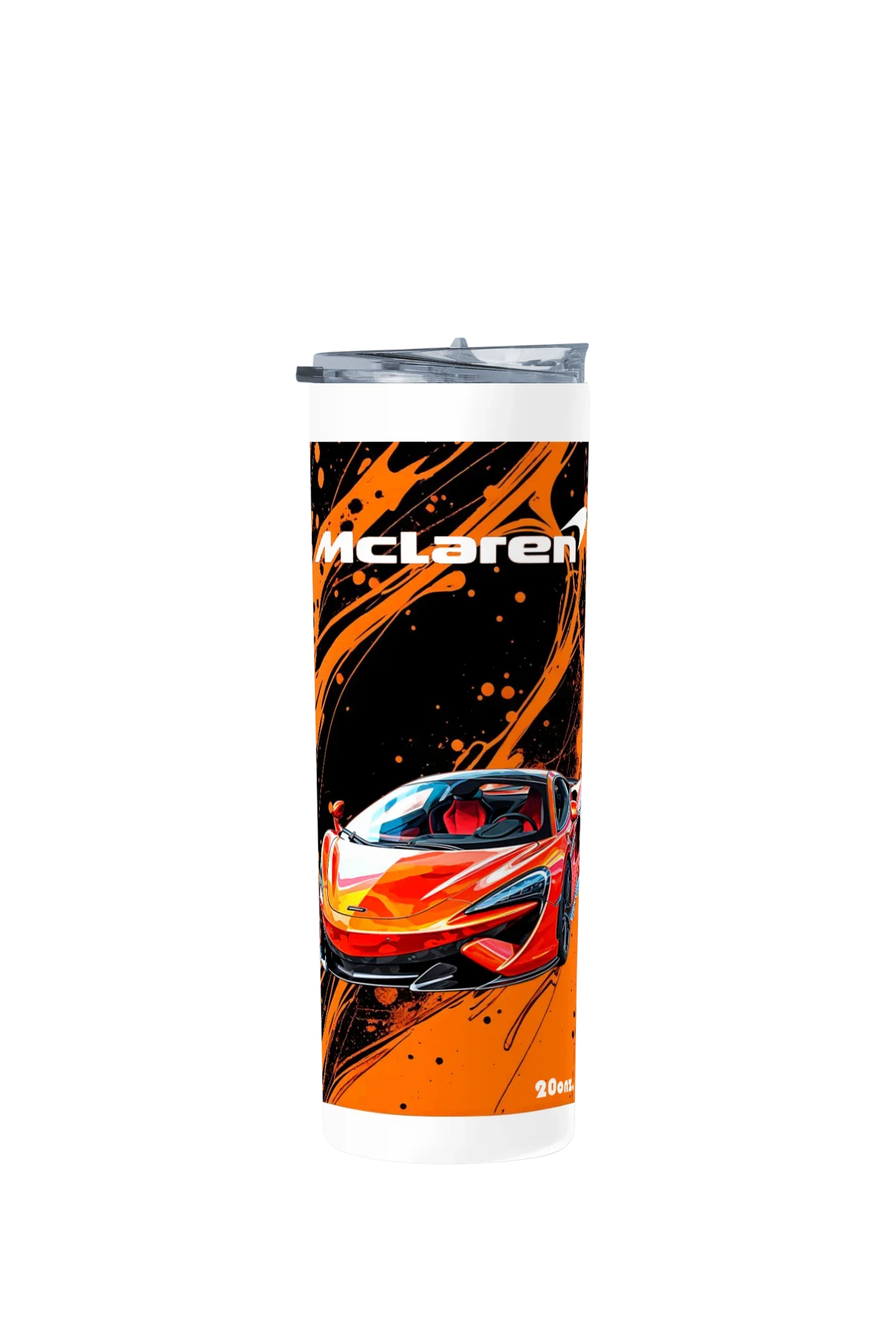 Termo Skinny Tumbler 20 oz de acero inoxidable - MCLAREN NARANJA