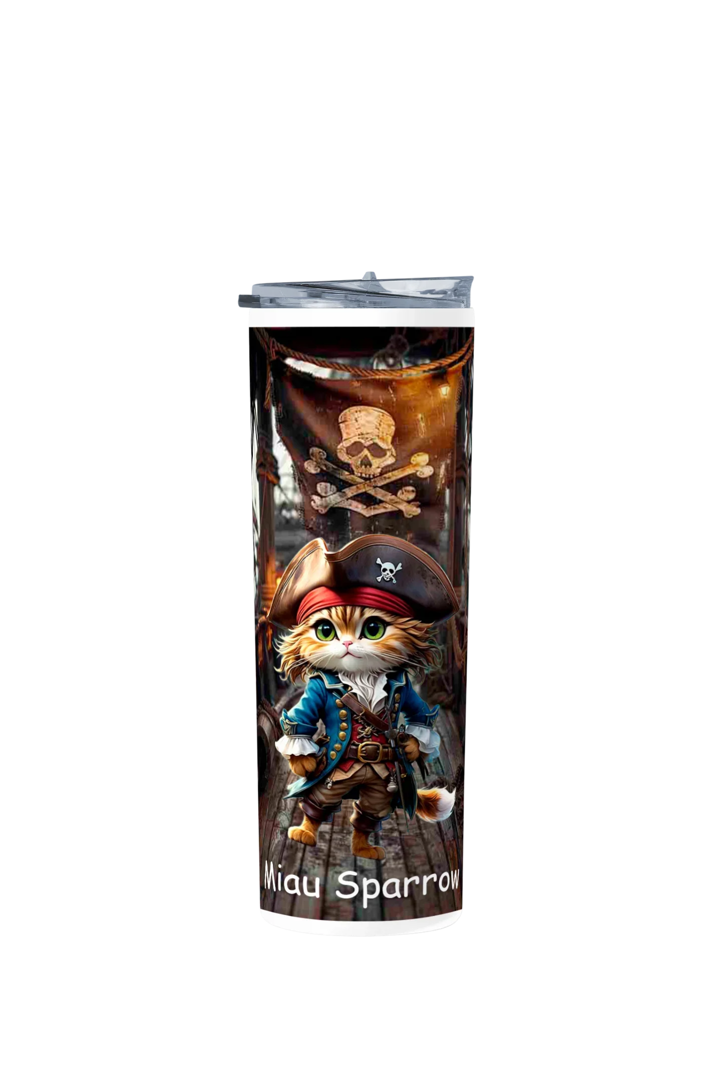 Termo Skinny Tumbler 20 oz de acero inoxidable - MIAU SPARROW