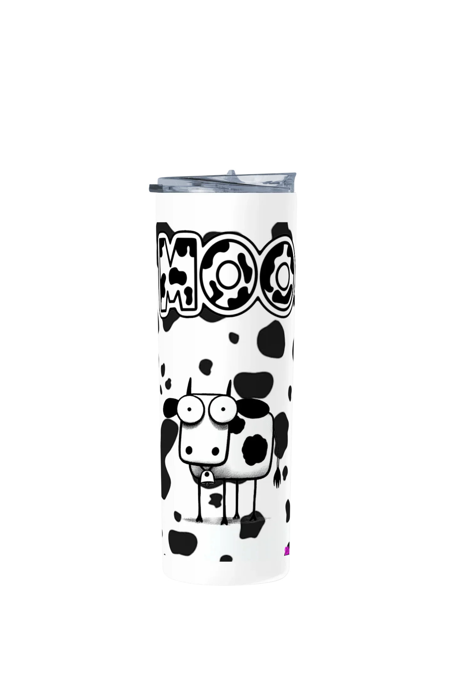 Termo Skinny Tumbler 20 oz de acero inoxidable - MOO VACA