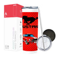 Termo Skinny Tumbler 20 oz de acero inoxidable - MUSTANG ROJO 2