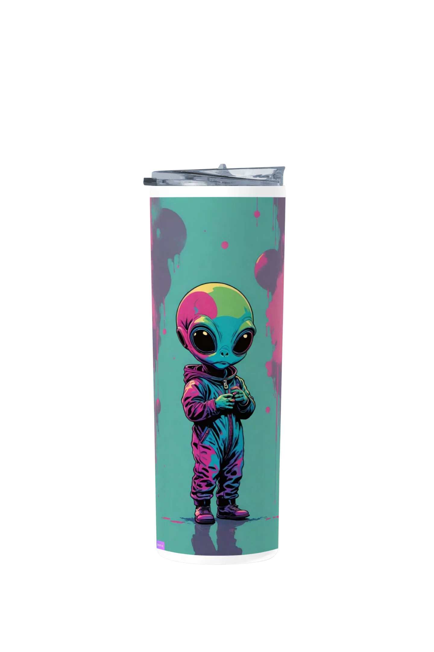 Termo Skinny Tumbler 20 oz de acero inoxidable - Marciano fondo verde