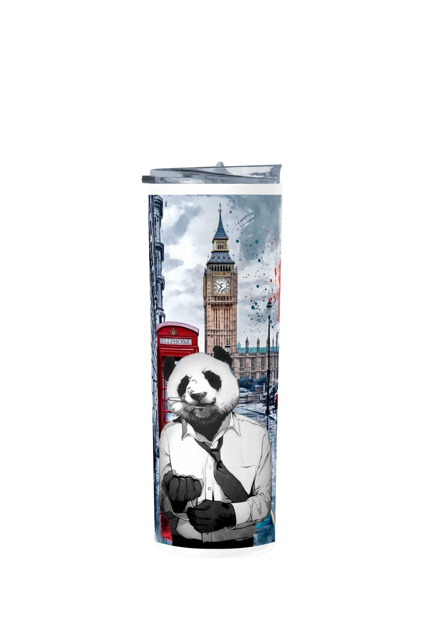 Termo Skinny Tumbler 20 oz de acero inoxidable - PANDA EN LONDON
