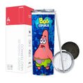 Termo Skinny Tumbler 20 oz de acero inoxidable - Patricio Bob Esponja
