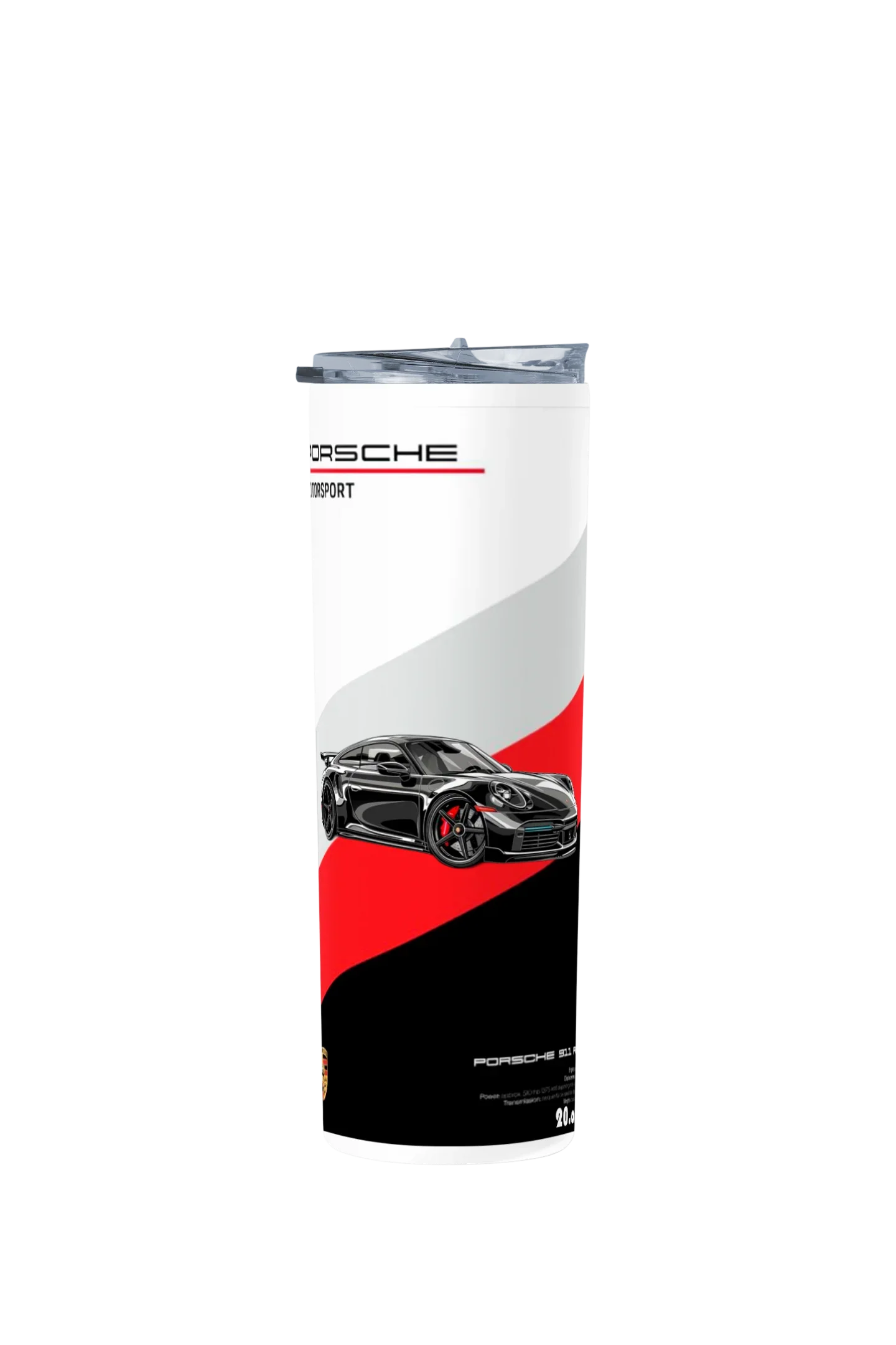 Termo Skinny Tumbler 20 oz de acero inoxidable - Porsche  911