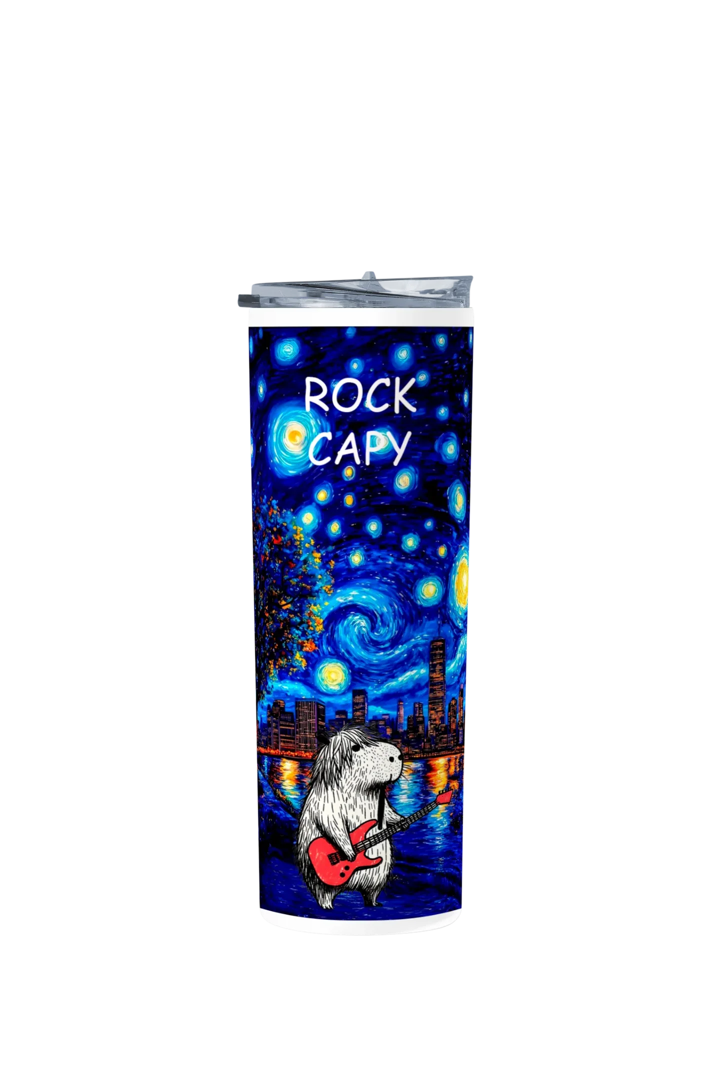 Termo Skinny Tumbler 20 oz de acero inoxidable - ROCK CAPY