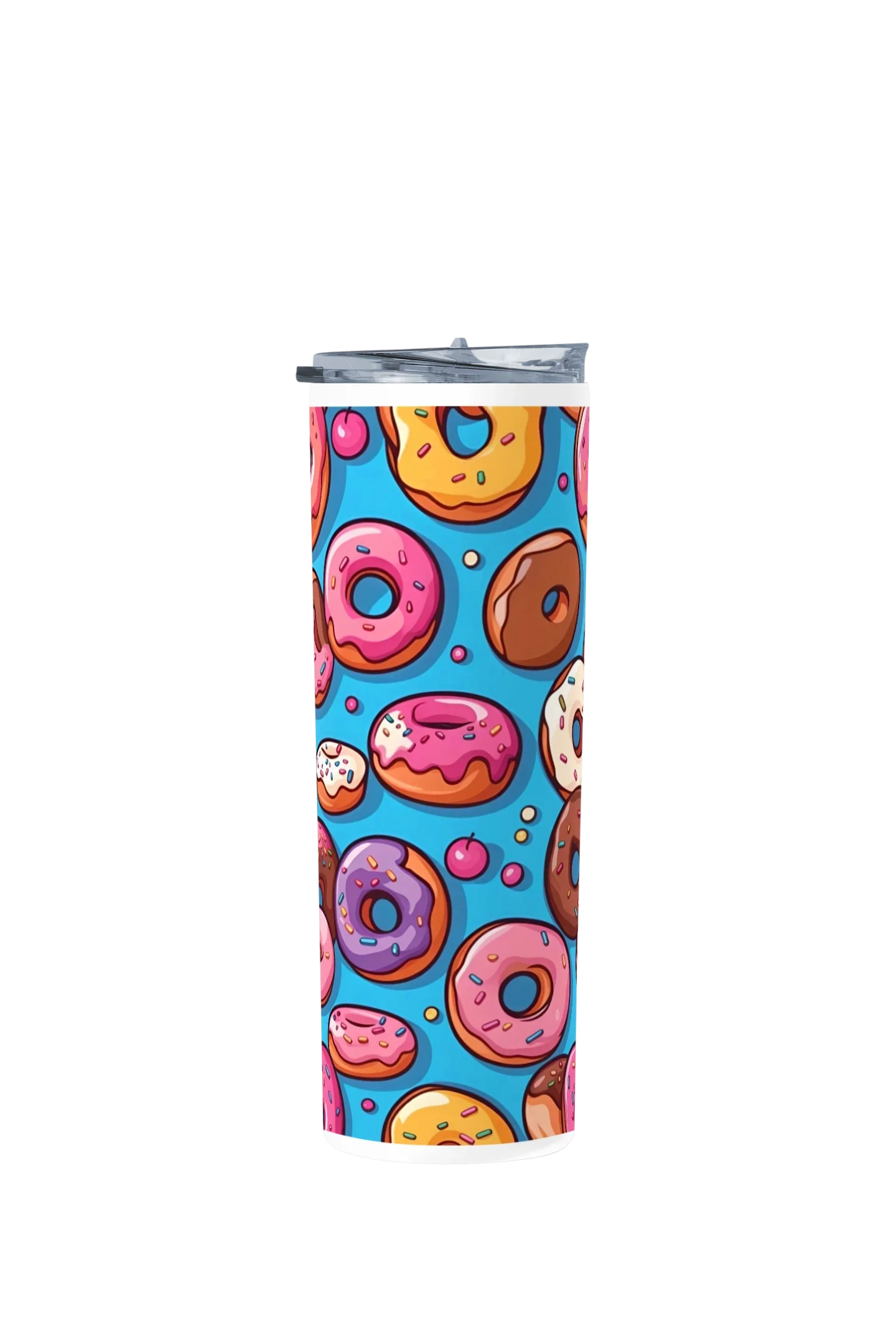 Termo Skinny Tumbler 20 oz de acero inoxidable - Rosquillas