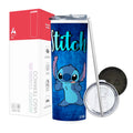 Termo Skinny Tumbler 20 oz de acero inoxidable - Stitch azul