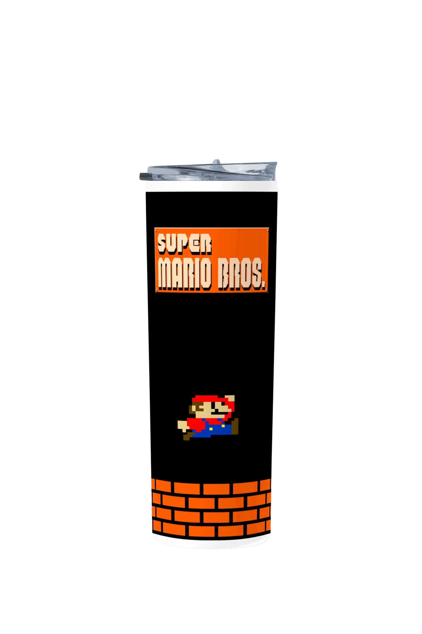 Termo Skinny Tumbler 20 oz de acero inoxidable - Super Mario bros 90