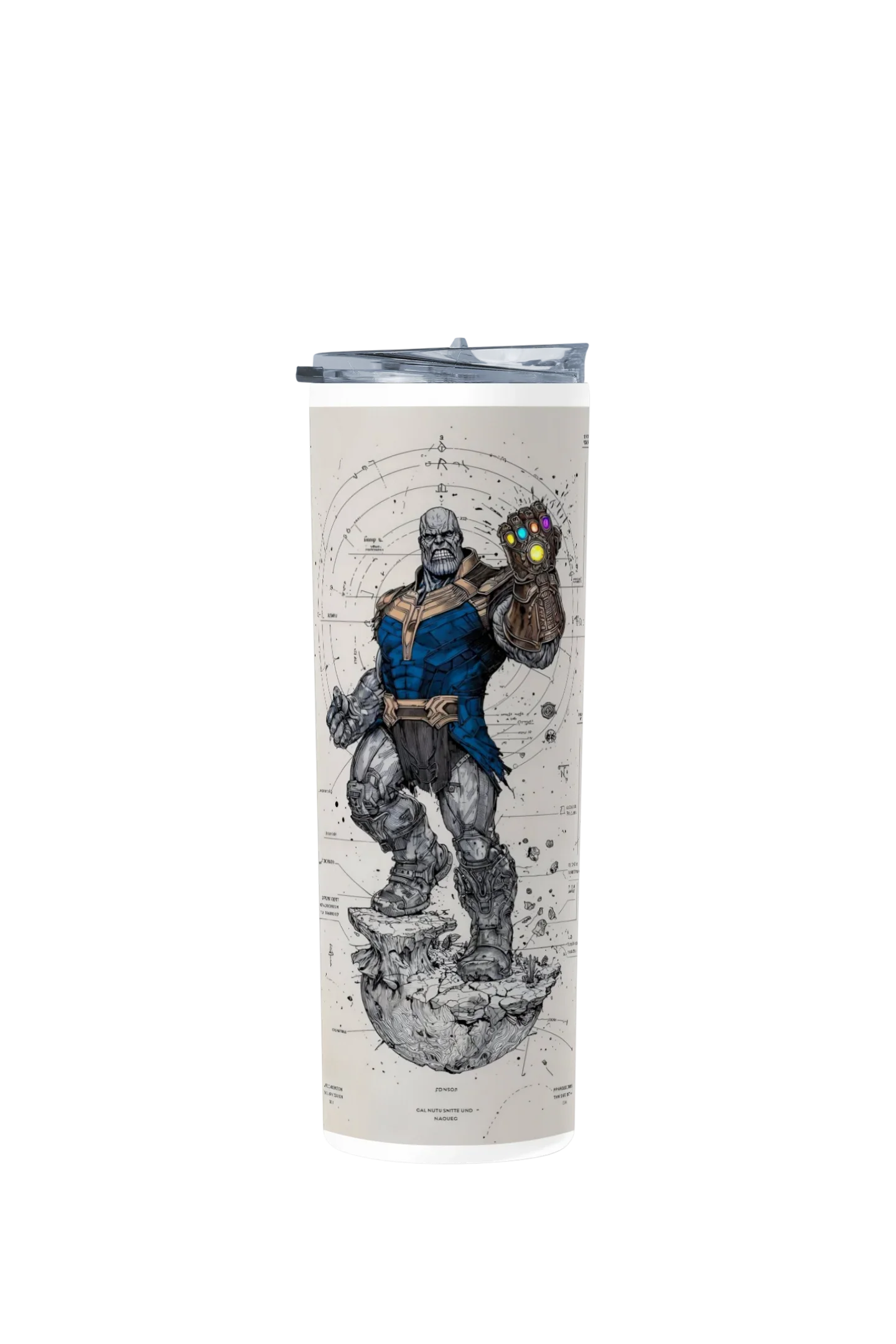Termo Skinny Tumbler 20 oz de acero inoxidable - Thanos