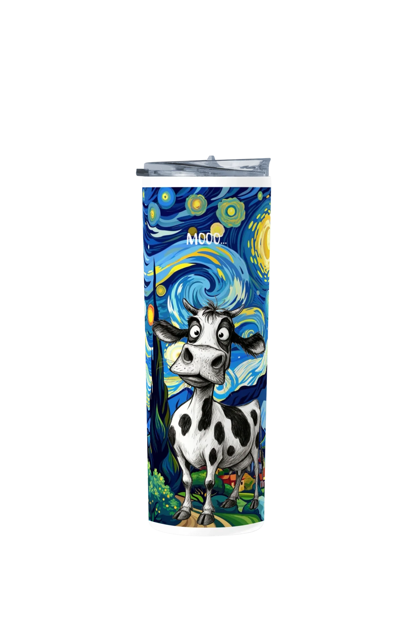 Termo Skinny Tumbler 20 oz de acero inoxidable - VACA MOO