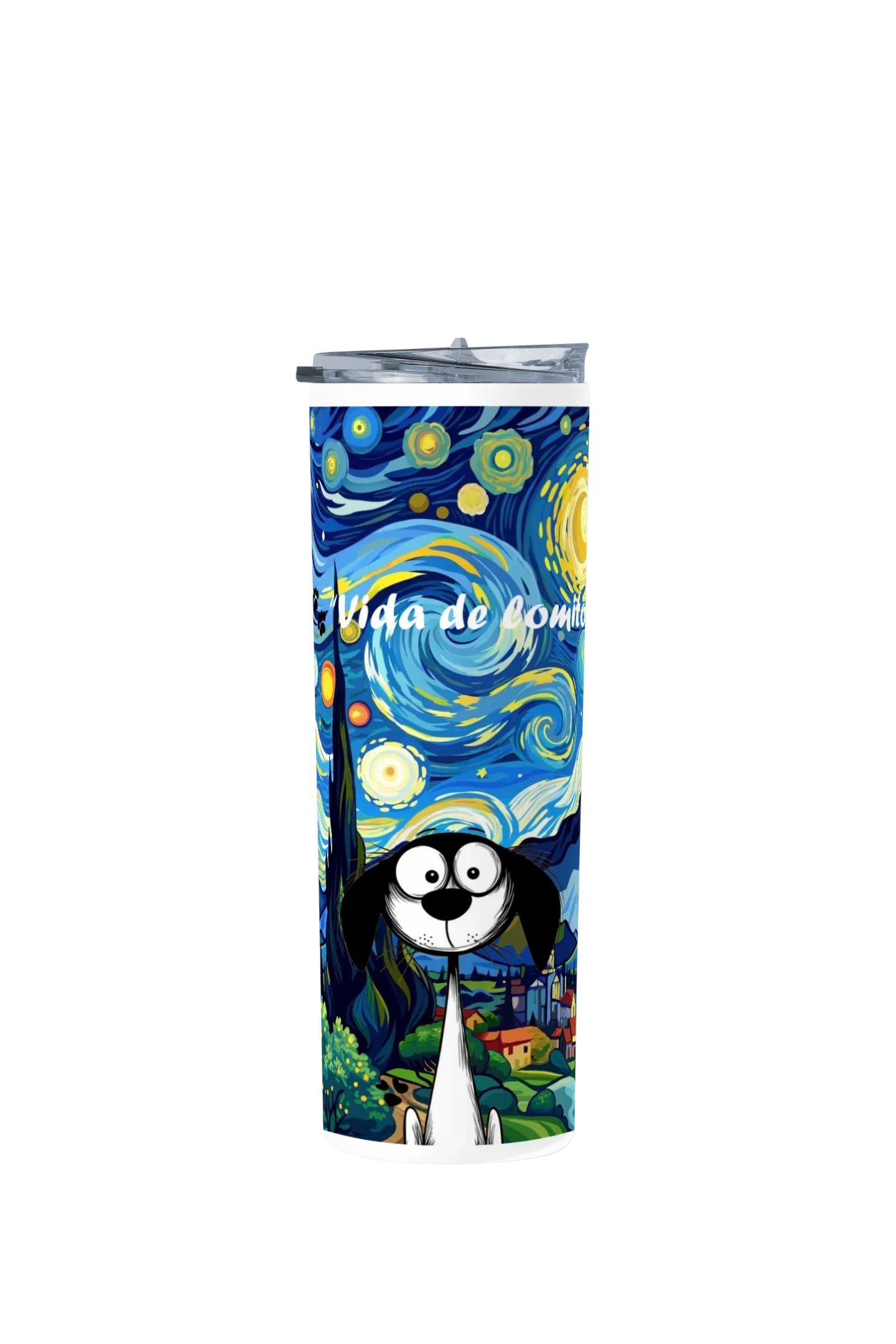 Termo Skinny Tumbler 20 oz de acero inoxidable - Vida de lomito