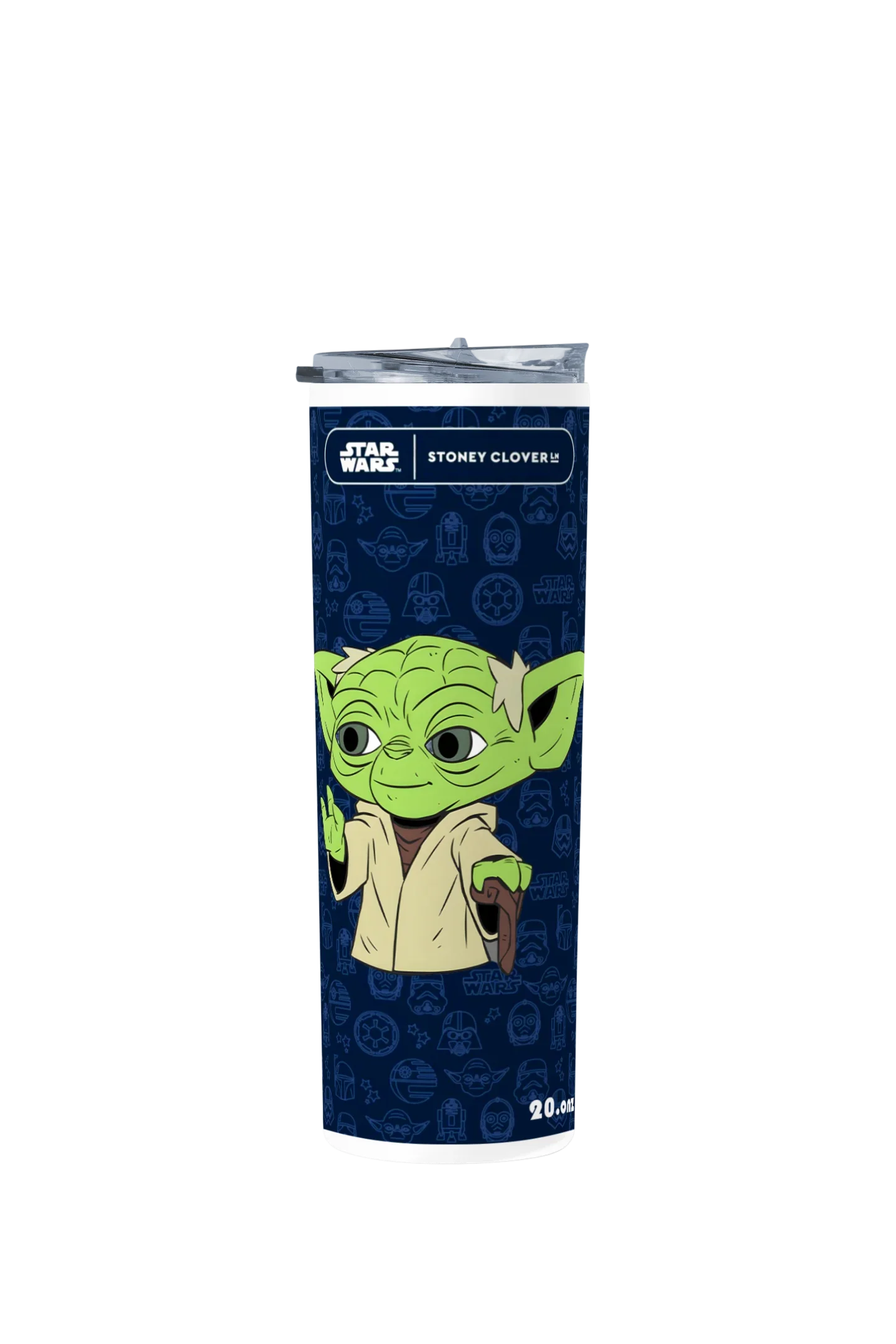 Termo Skinny Tumbler 20 oz de acero inoxidable - Yoda Star Wars