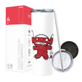Termo Skinny Tumbler 20 oz de acero inoxidable - nivel de maldad