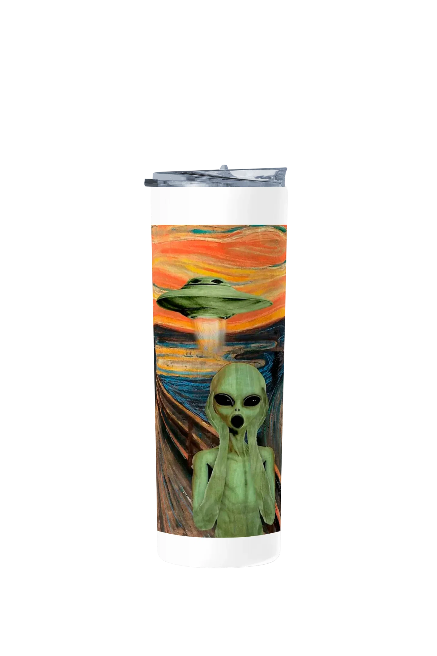 Termo Skinny Tumbler 20 oz de acero inoxidable - El Grito del marciano