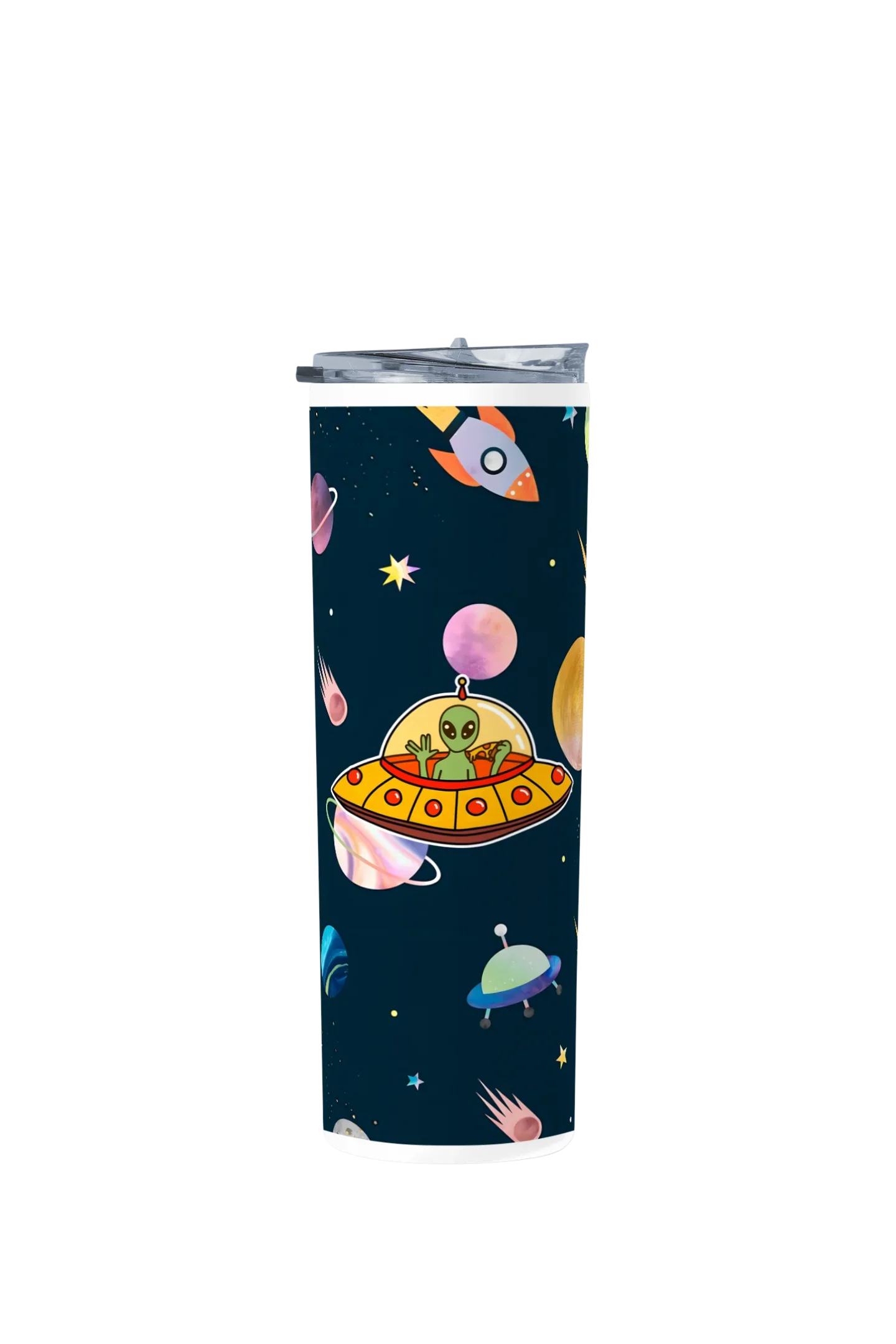 Termo Skinny Tumbler 20 oz de acero inoxidable - Marciano come pizza