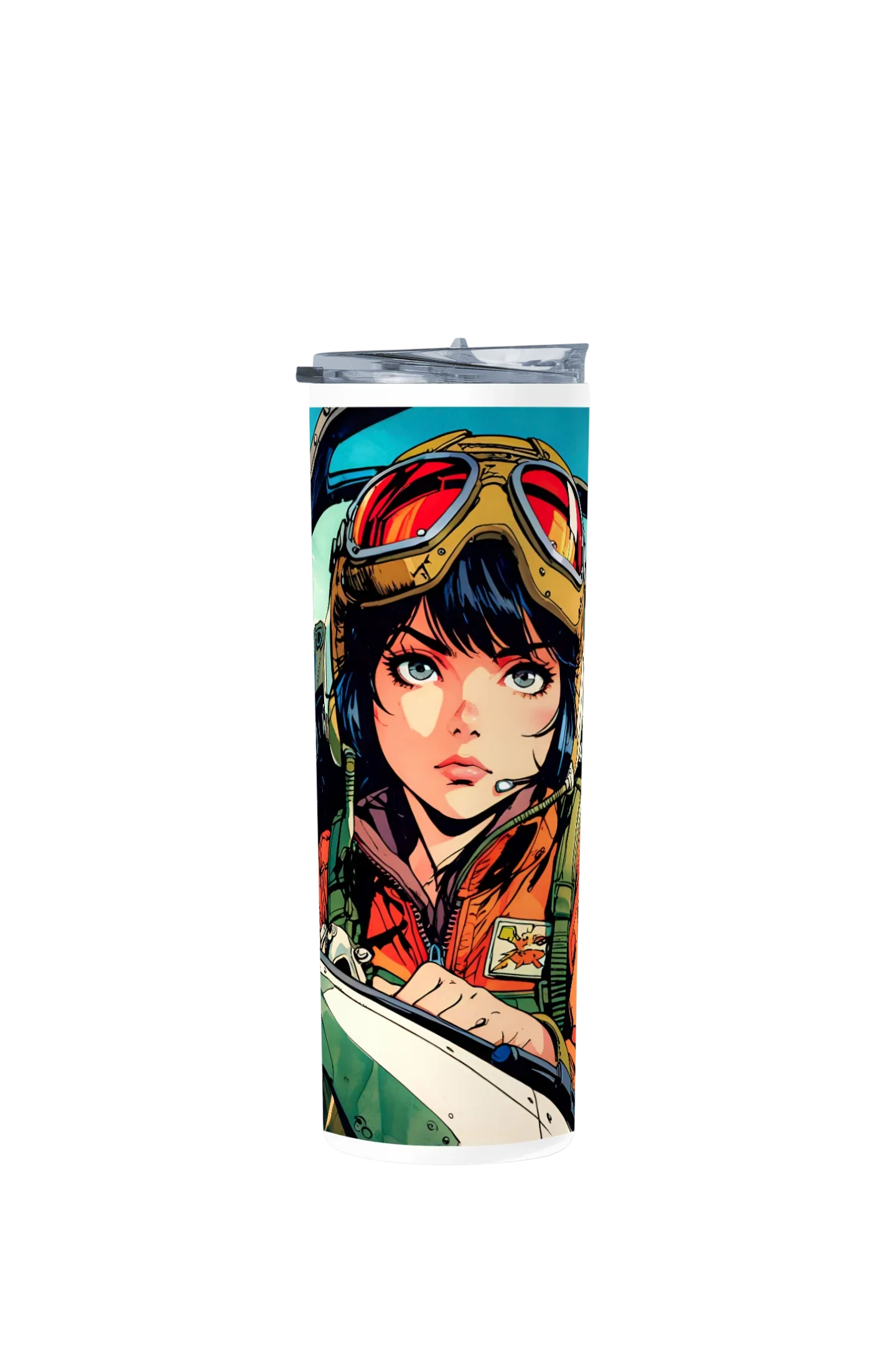 Termo Skinny Tumbler 20 oz de acero inoxidable - Mujer Piloto
