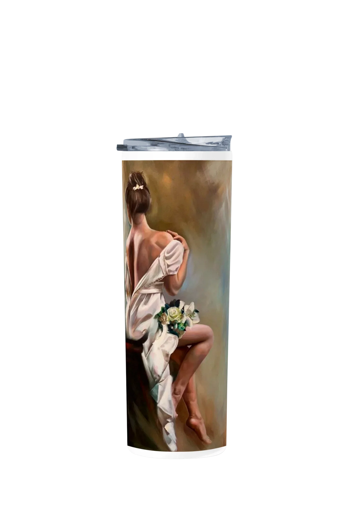 Termo Skinny Tumbler 20 oz de acero inoxidable - Mujer noche de bodas pintura