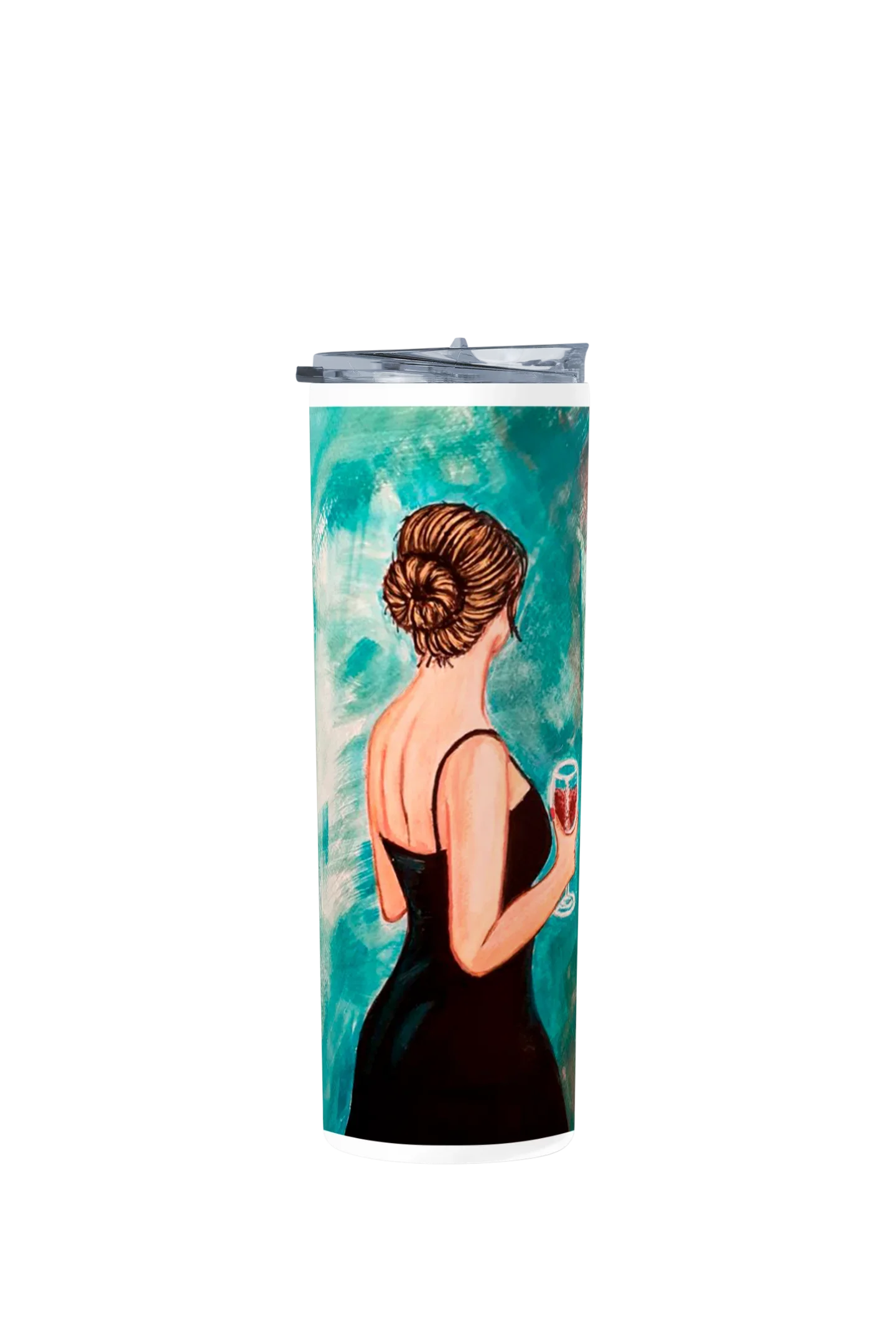 Termo Skinny Tumbler 20 oz de acero inoxidable - Mujer toma copa