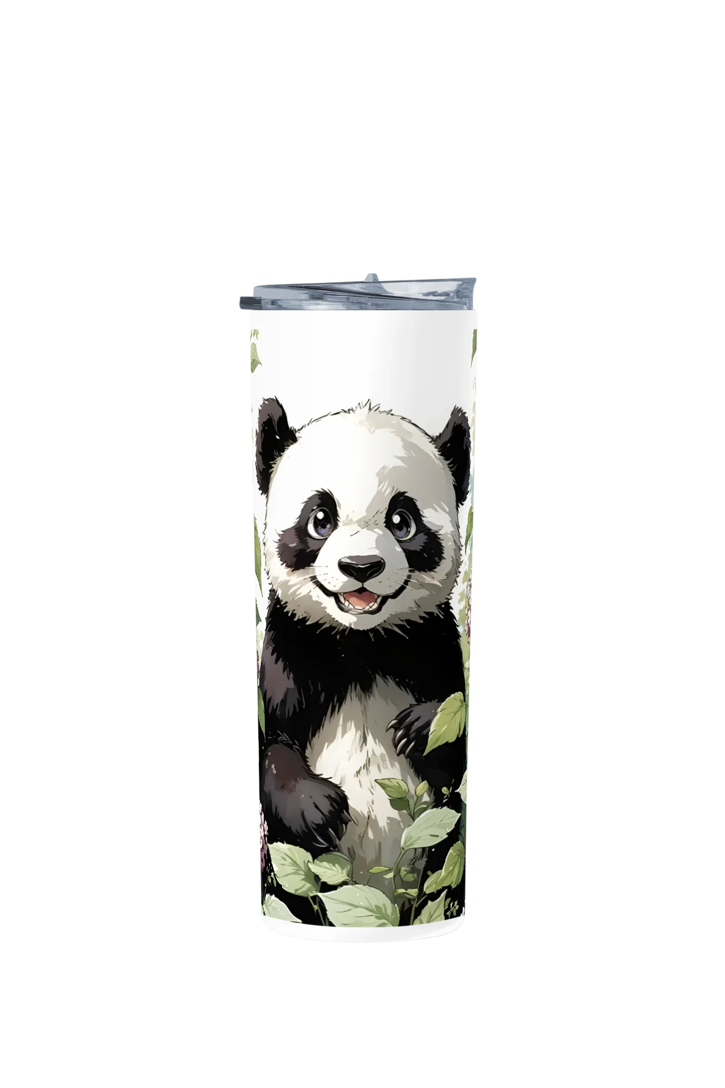 Termo Skinny Tumbler 20 oz de acero inoxidable - Oso panda