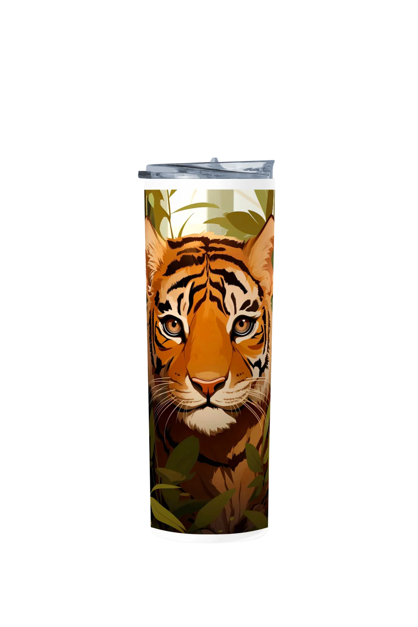 Termo Skinny Tumbler 20 oz de acero inoxidable - Tigre Bengala